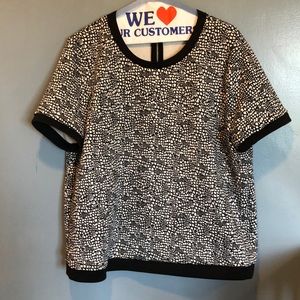 Calvin Klein Black and White Top